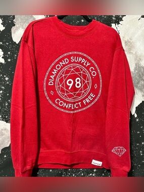 Diamond Supply Co. Conflict Free 98 Crewneck Sweatshirt